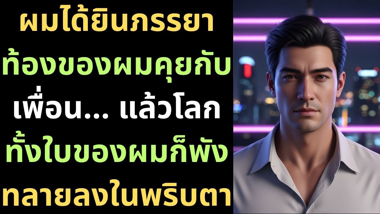 ผมได้ยินภรรยาท้องของผมคุยกับเพื่อน... แล้วโลกทั้งใบของผมก็พังทลายลงในพริบตา