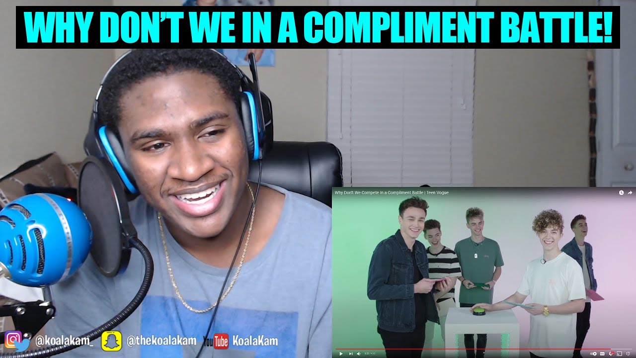 I ALMOST CRIED! Reacting To Why Don't We Compete in a Compliment Battle!