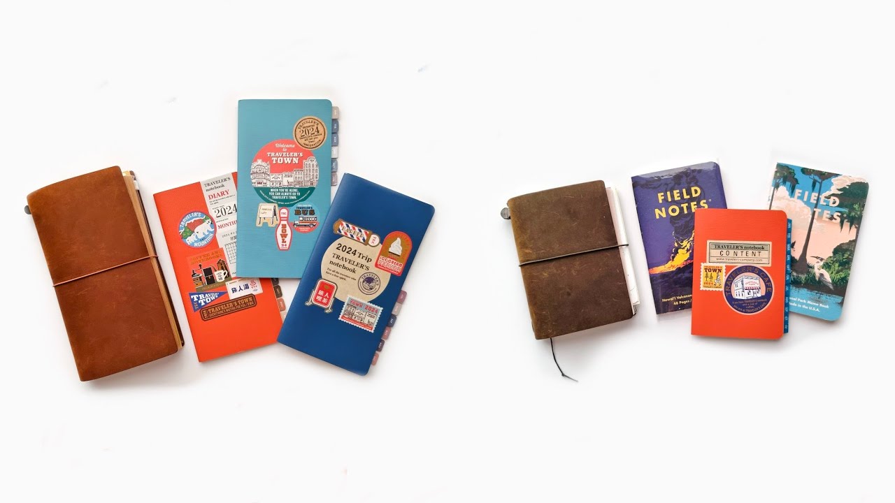 bullet journaling in a field notes + traveler's notebook passport olive 🌻