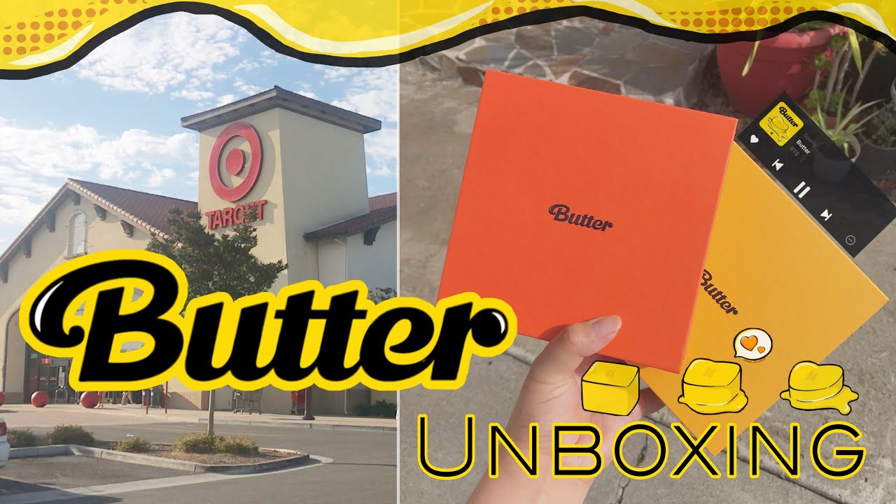 bts butter unboxing (peaches & cream versions 🍑🥛) | 방탄소년단