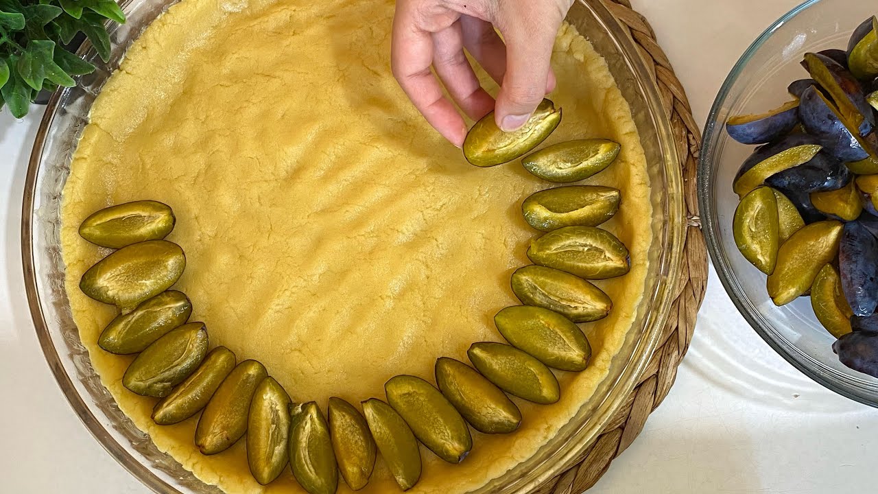 BİNLERCE KİŞİ DENEDİ😎MÜRDÜM ERİKLERİ BİTMEDEN MUTLAKA DENEYİN ✅Erikli Tart Tarifi- Çiçekintarifleri