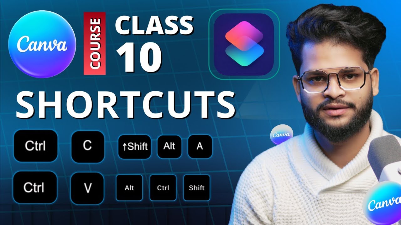 Class 10: Use of Shortcuts in Canva | Canva Shortcuts Tutorial
