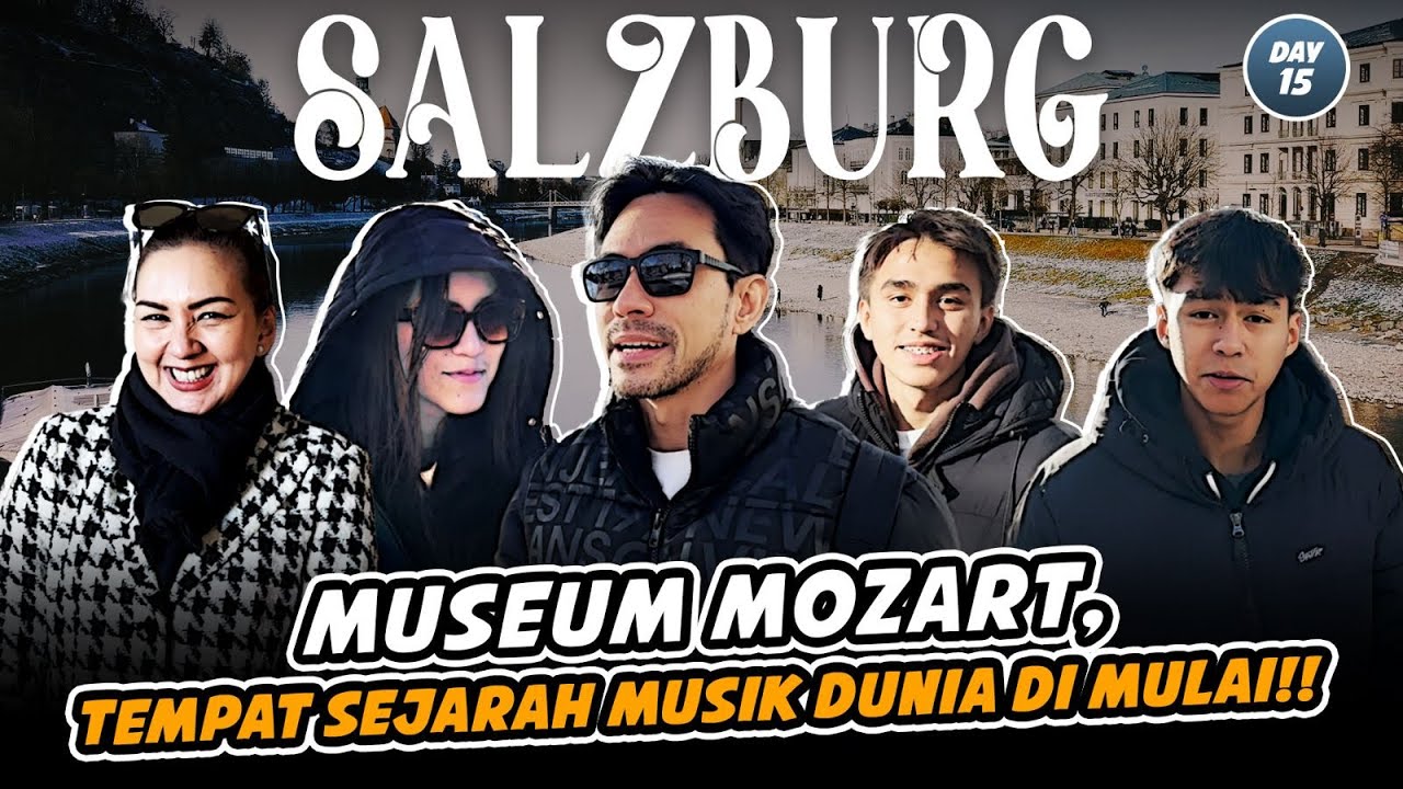 DARIUS & DONNA AJAK KIDDOS JALAN-JALAN KE RUMAH MOZART, LANJUT KE STADION RED BULL SALZBURG!