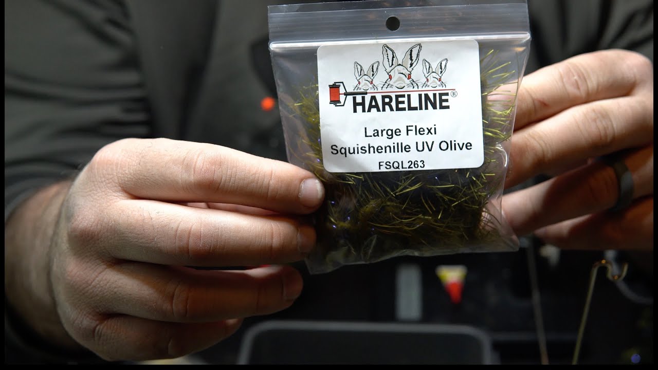 Hareline Squishenille For Making Easy Wooly Buggers and All Kinds of Other Things