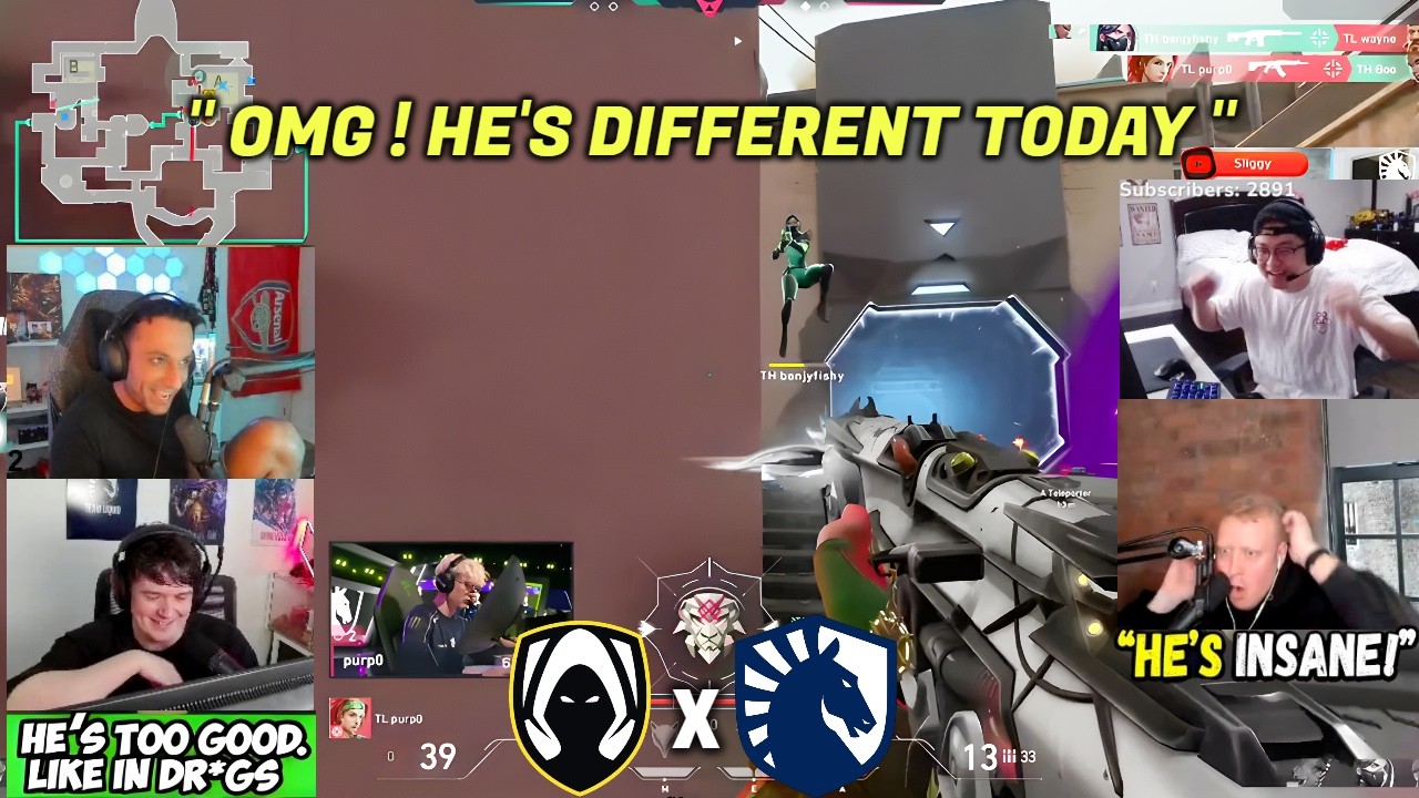 FNS, Shanks, Sliggy & Ardiis Reacts to TL vs TH Insane Moments in VCT Stage 1