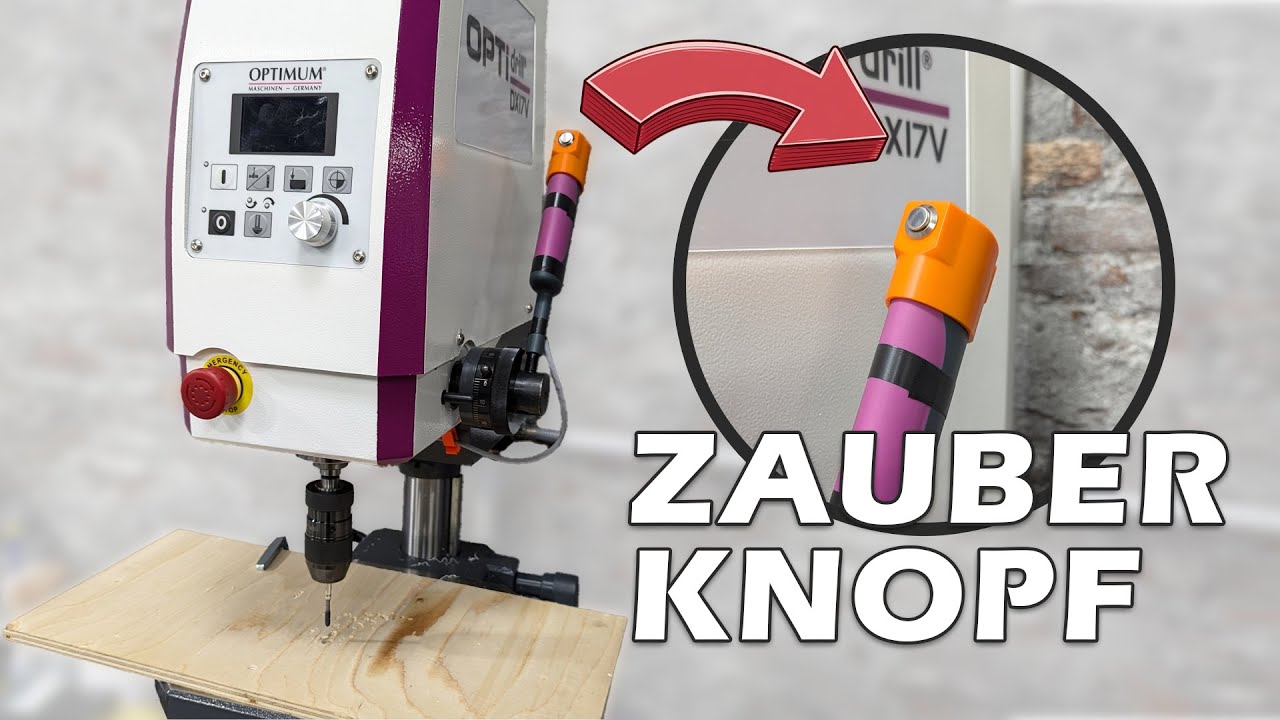 Linkslauf auf Knopfdruck. Umbau Optimum OptiDrill DX17V.