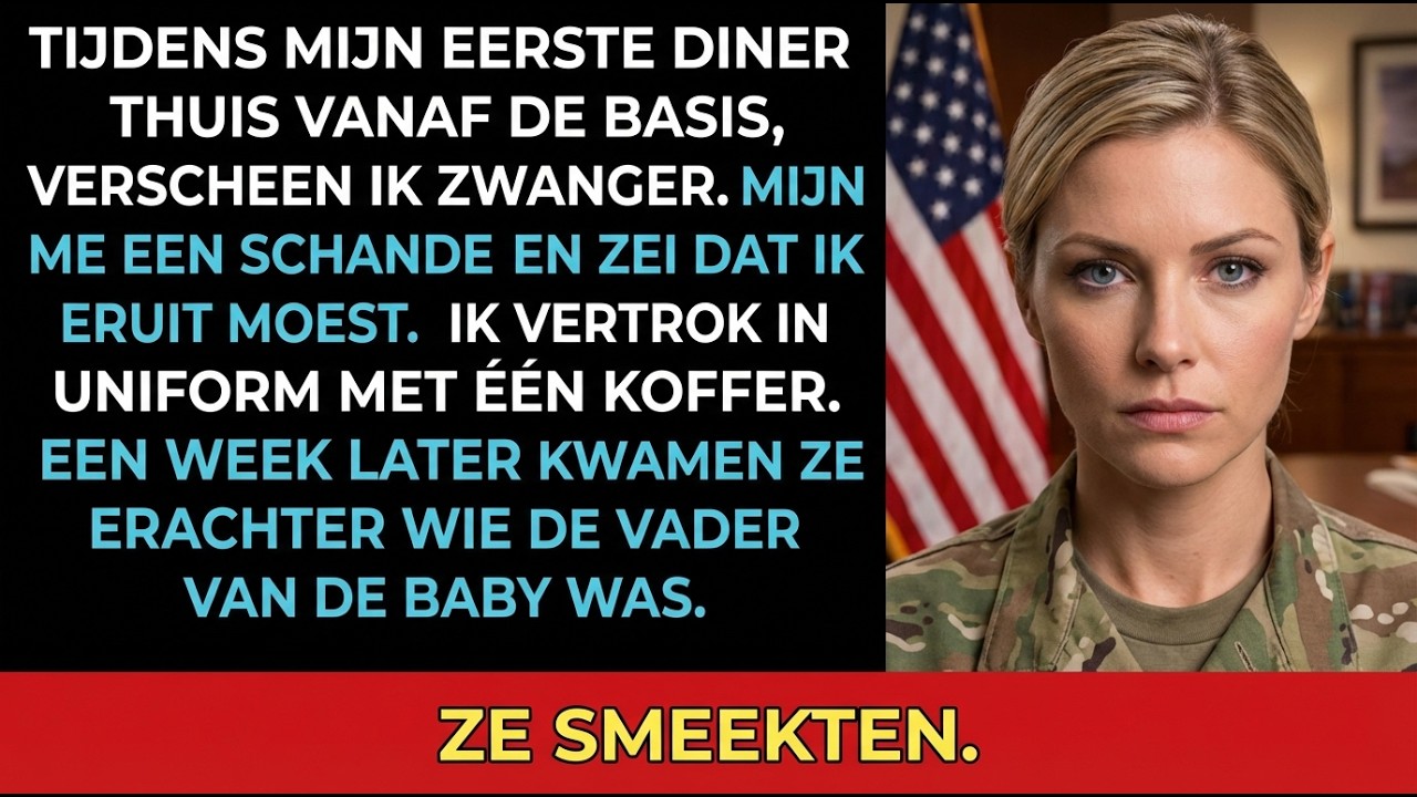 Tijdens het familiediner noemden ze me een schande: “Je bent hier niet welkom.”