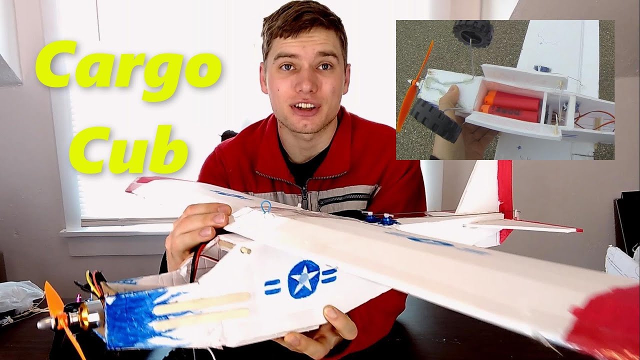 Patriot Cargo Cub - RC Plane with Bomb Bay