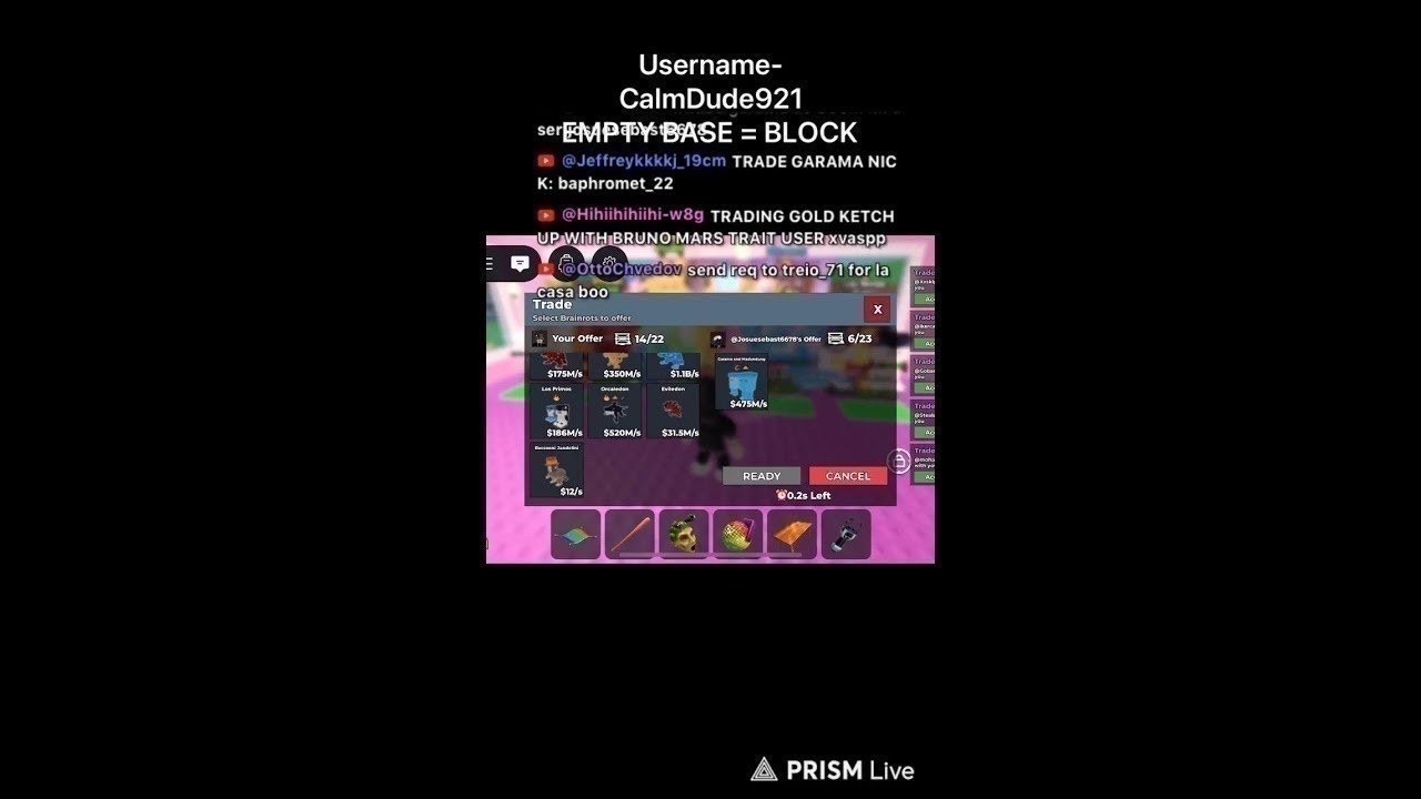 TRADING IN STEAL A BRAINROT ALSO HELPING INDEX FOR BRAINROT