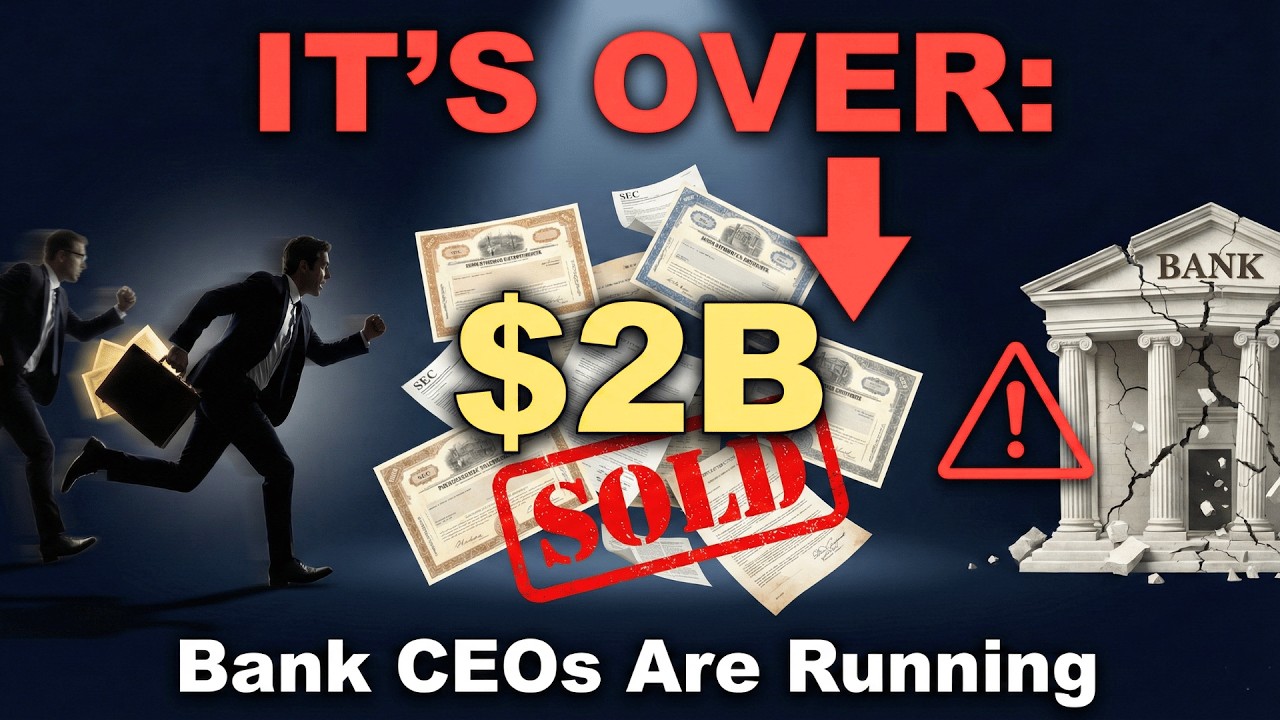 IT’S OVER: Bank CEOs Just Sold $2 Billion in Stock - They Know Something You Don’t