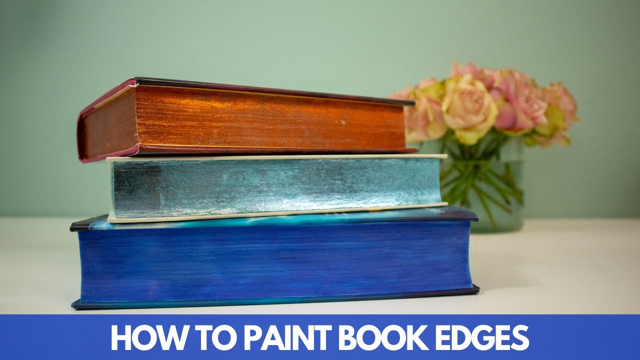 HOW TO PAINT BOOK EDGES + UNHAULING BOOKS 1 | 2020