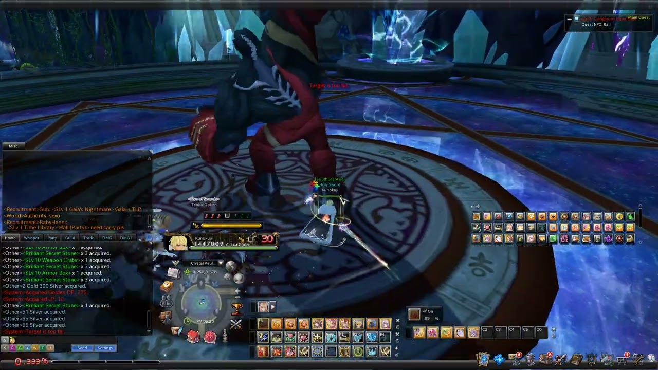【Aurakingdom.to】Kunokuji HolySword - Crystal Vault [Hell Mode]