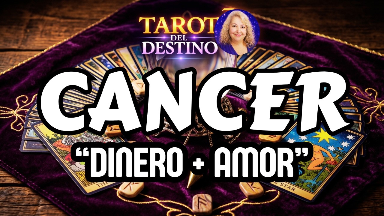 C&Aacute;NCER ♋ LLEGA DINERO INESPERADO&hellip; Y FLORECE ESTE AMOR | Tarot del Destino #cancer