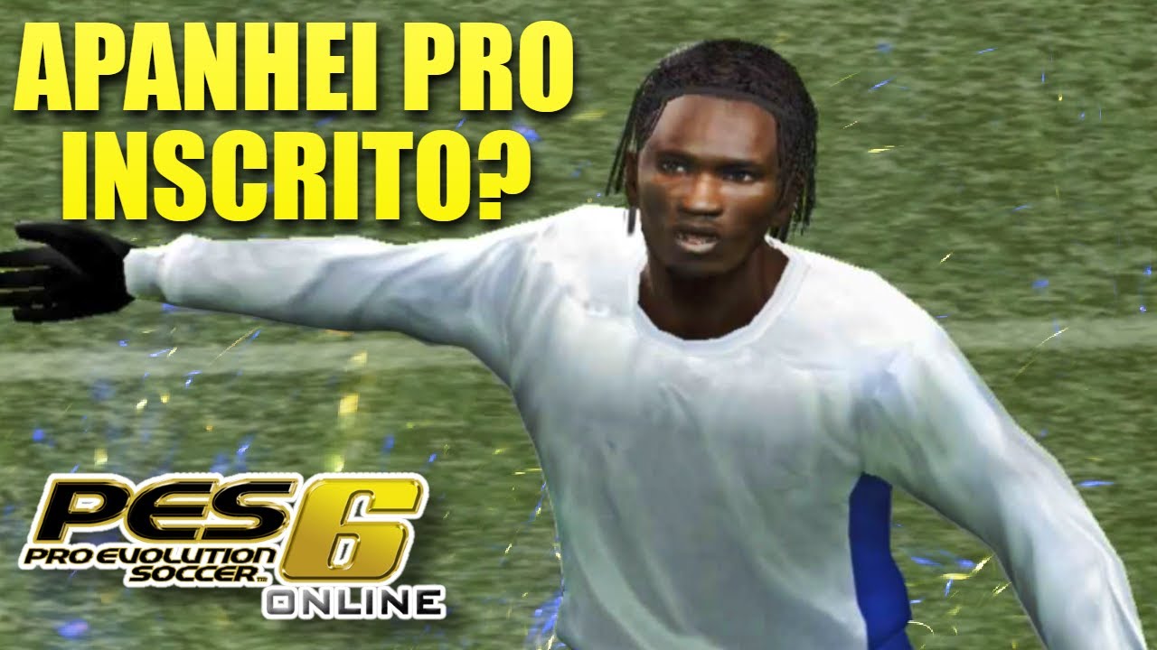 ENFRENTEI UM INSCRITO QUE JOGA MUITO NO PES 6 ONLINE DE PS2!