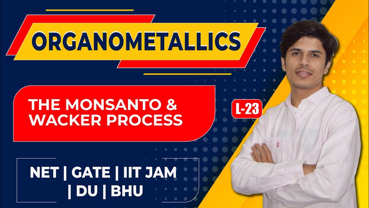 L23: The Monsanto Precess & The Wacker Process | Organometallic Chemistry | Organometallic Compounds