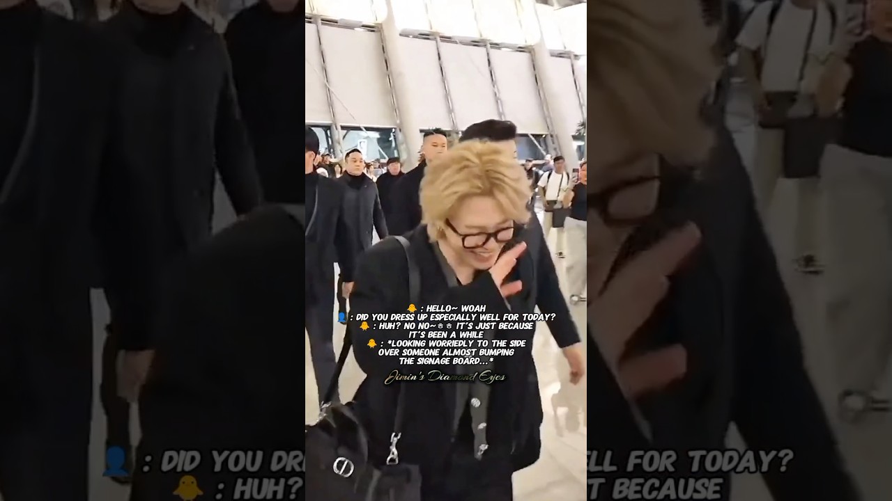 Jimin saying he dressed up cuz it’s been a while 🥹🤍 