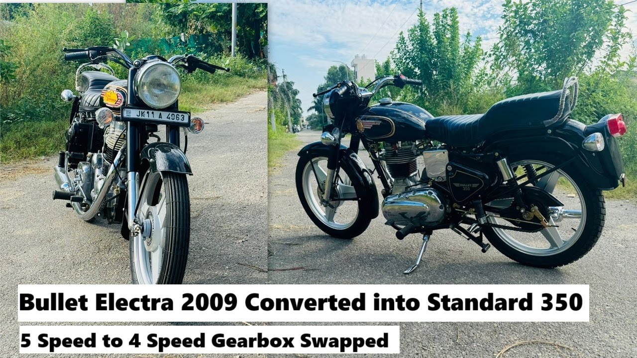 Bullet Electra Converted to Bullet Standard 350 | 5 Speed Gear swapped to 4 Speed | Bullet | RE