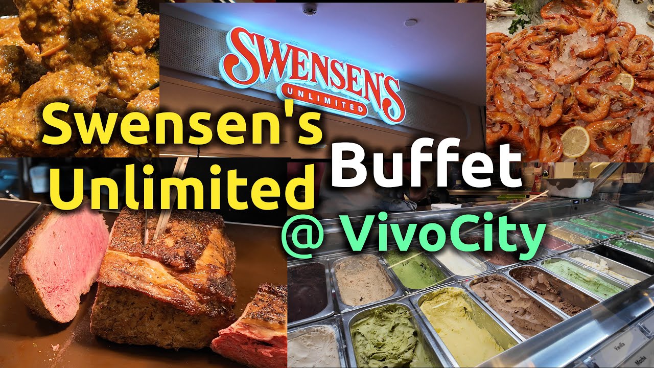 Swensen's Unlimited Buffet now at VivoCity Singapore[To Eat][4K]