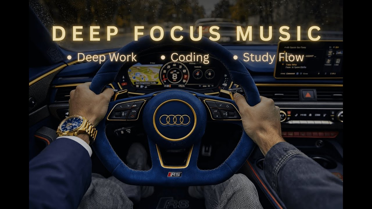 Deep Focus Music —  Chillout Beats for Productivity, Coding, Study, ADHD & Deep work