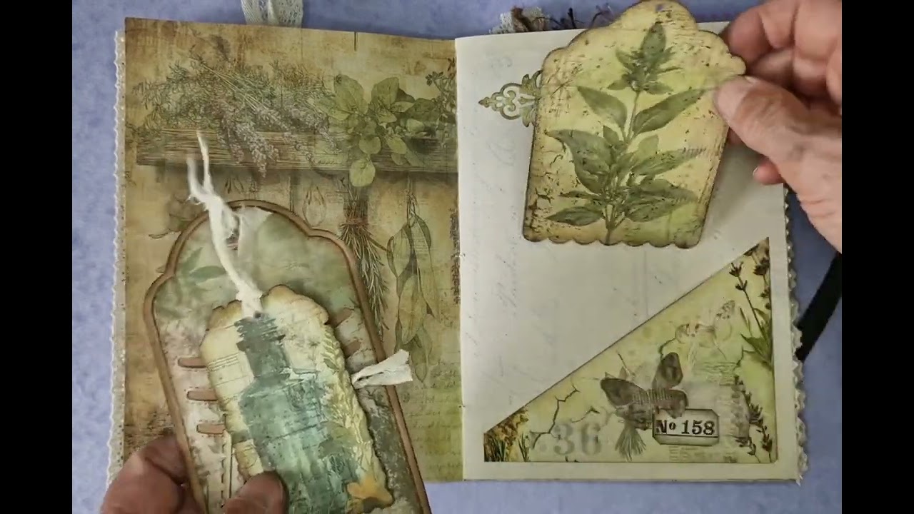 Design team project for @beehappystationary using the 'hale herbology' kit