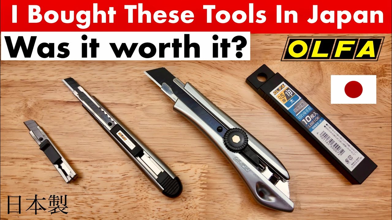 Japanese Utility Knives 🇯🇵 Olfa Japan (Japan Trip Tool Haul)