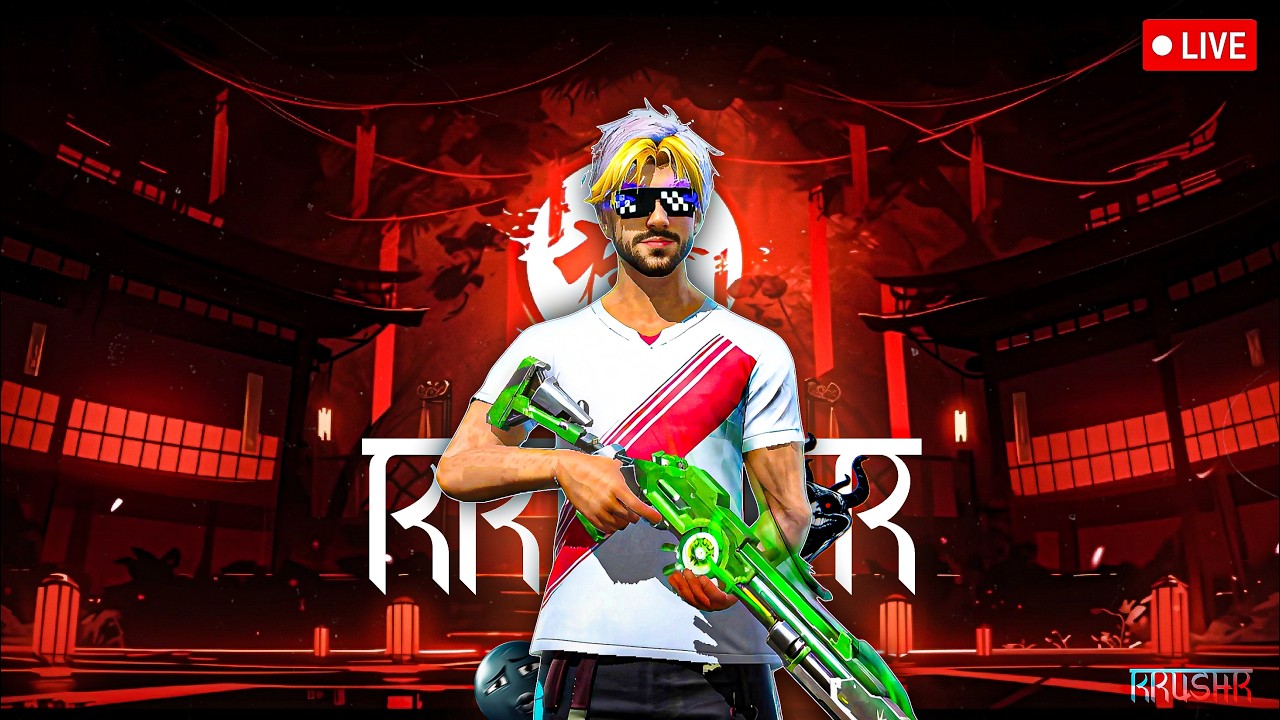 KRUSHR IS LIVE | 1 VS 4  Reaction as well as GT • KRUSHR FF