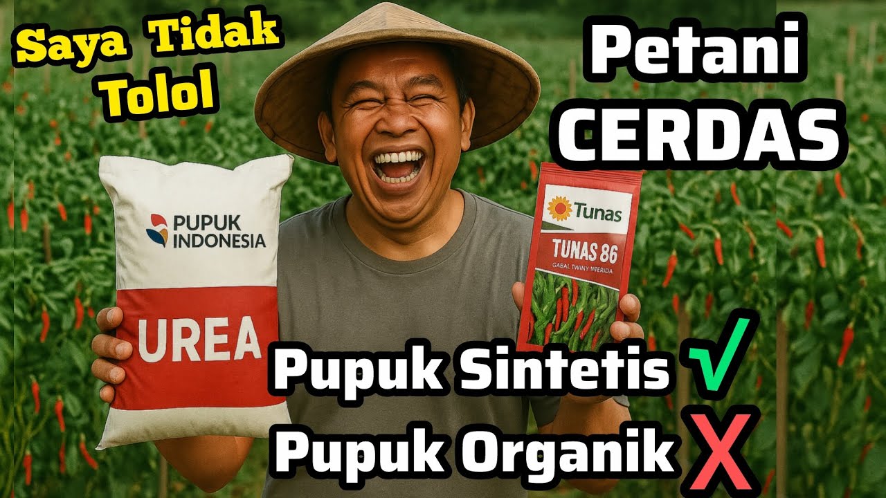 ‼️PETANI CERDAS ‼️Pakai Pupuk Kimia ✔️ Pupuk Organik Tidak Berguna Untuk Bibit Unggul Hibrida Boss‼️