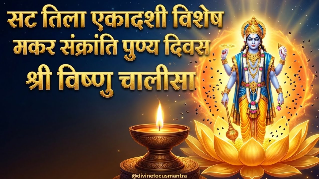 Shri Vishnu Chalisa | Sat Tila Ekadashi & Makar Sankranti Special | Til Daan Paap Nash