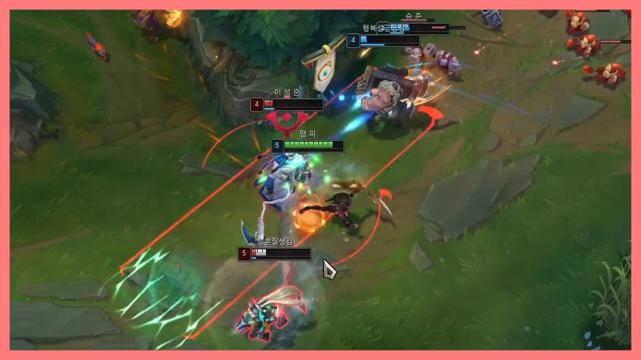 카타리나를 카운터 치려고 뽑은 벡스를 카운터 치려고 갱 찌른 쉔이 만든 바텀 로밍 각