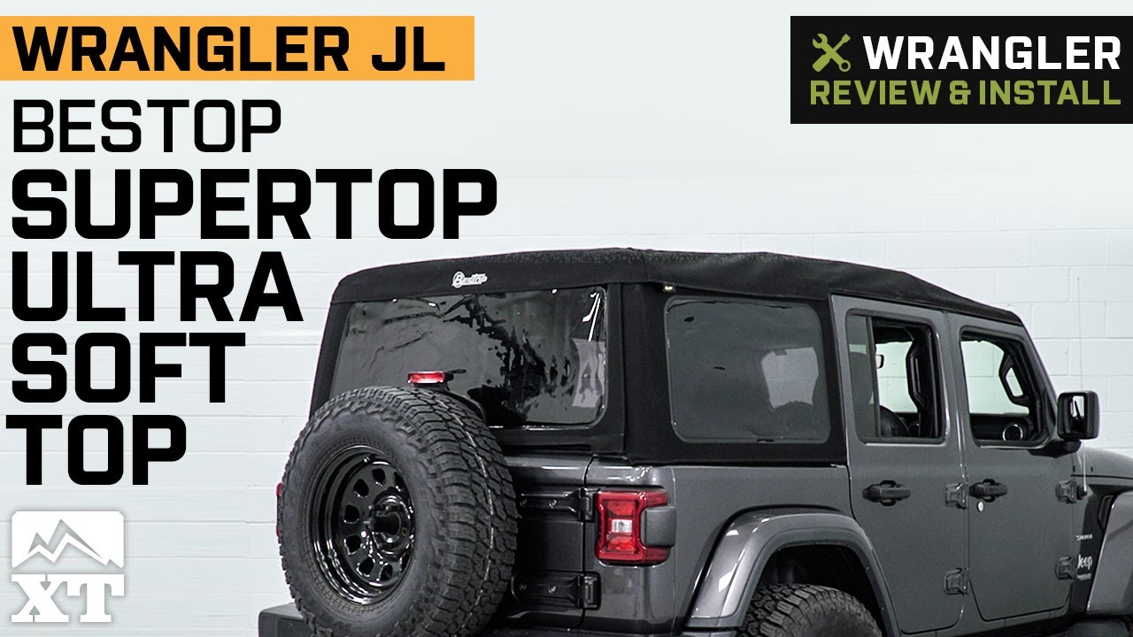 Jeep Wrangler JL 4-Door Bestop Supertop Ultra Soft Top; Black Twill Review & Install