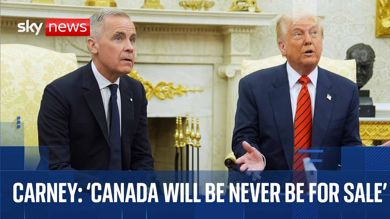 Trump and Carney's White House meeting in full