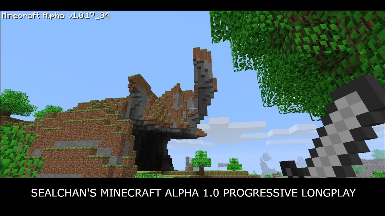 Minecraft Alpha v1.0 Longplay - E330 (R20) - Resource Survey in Region E Part 1