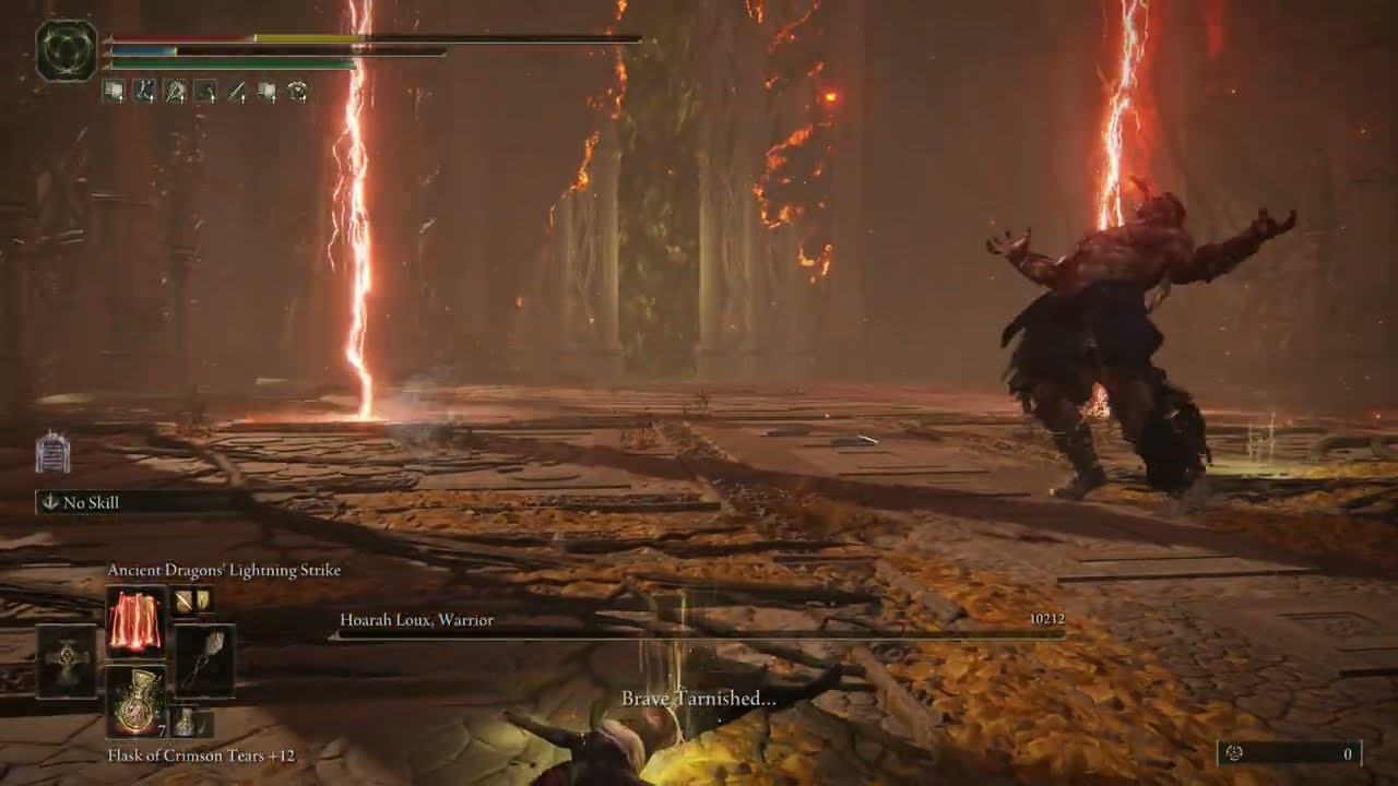 Elden Ring - Godfrey / Hoarah Loux solo kill - Faith build