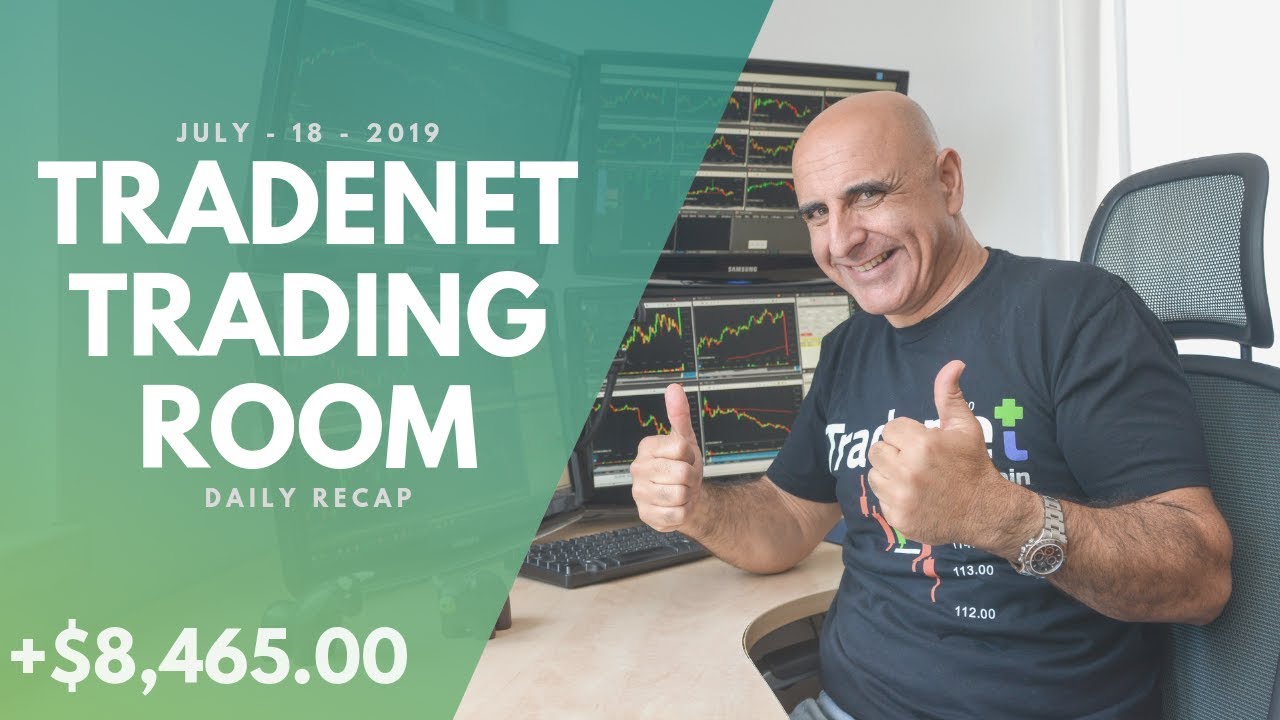 Tradenet Trading Room, July 18: Big Mistake On NFLX! Earned +$8,465.00 In Profits!