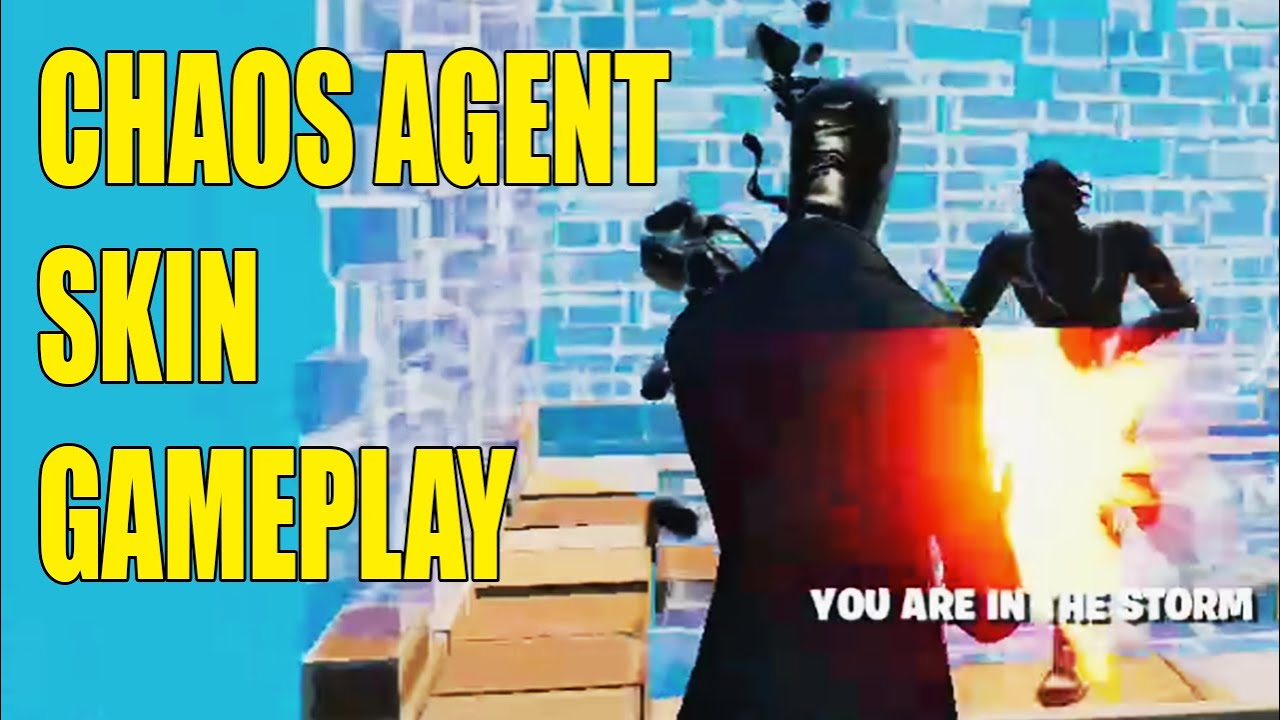 CHAOS AGENT Skin GamePlay in Fortnite Zone Wars