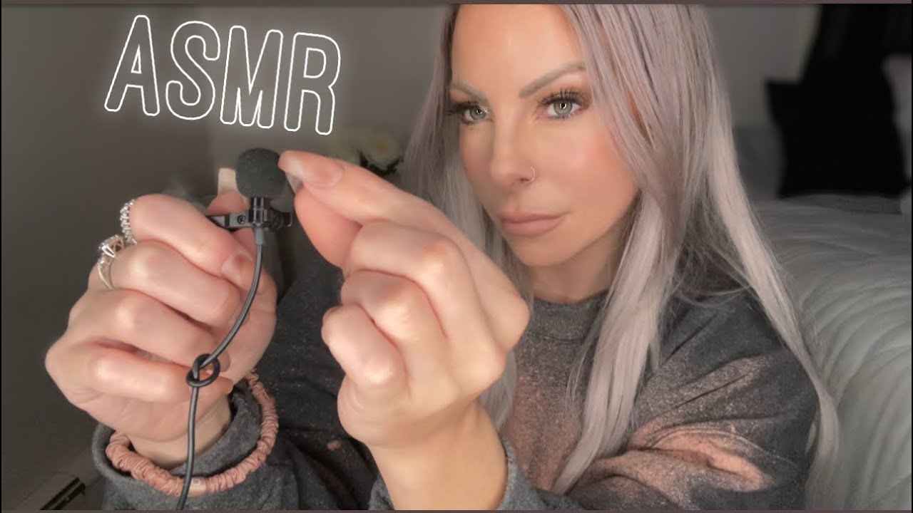ASMR WHISPERING & Plucking The Mini Mic - Lofi ASMR - Clicky Whispers - Invisible Scratching