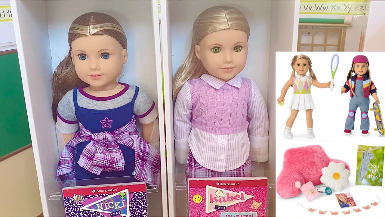 90s Nostalgia, Twins, & Tamagotchi! American Girl Dolls Unboxing and Review! Isabel & Nicki Hoffman!