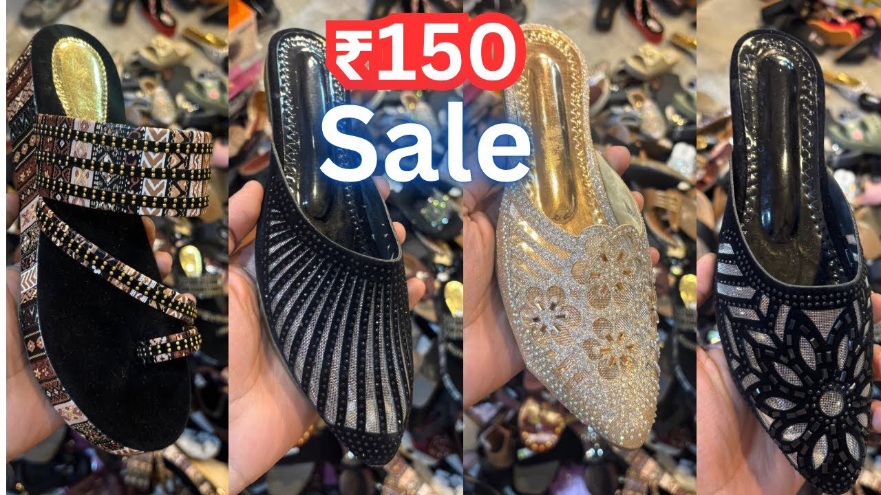 घर बैठे ऑर्डर करे Fancy Ladies Sandals 150/- Tinku Footwear/ Footwear factory online market Ludhiana