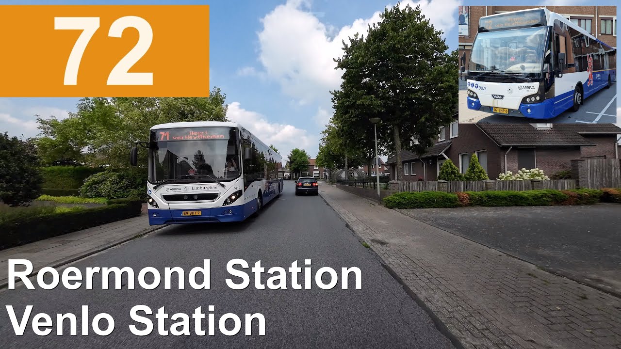 Arriva lijn 72: Roermond Station - Venlo Station | Arriva 9025 | Arriva Limburg | 2024
