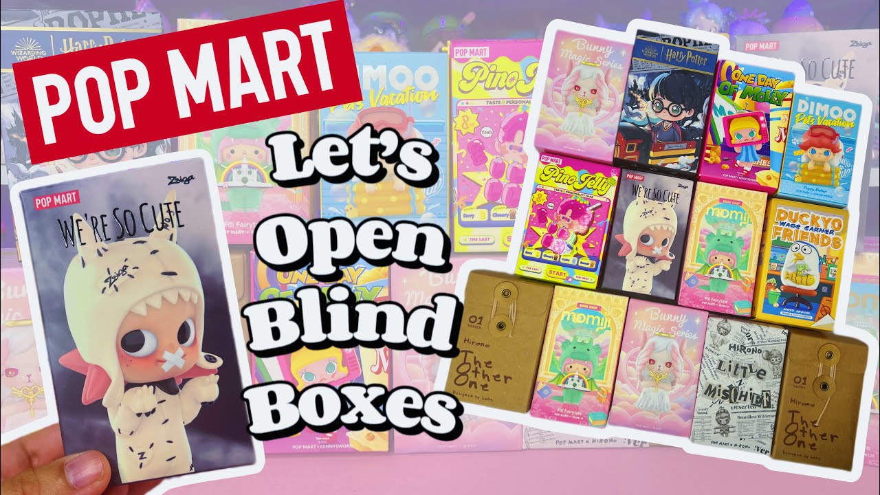 MORE POPMART BLIND BOXES! *♡* DIMOO HIRINO MOLLY ZSIGA PINO JELLY AND MORE!