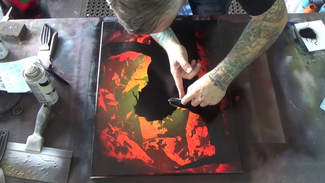 MICHAEL - Spray Paint Art by Markus Fussell
