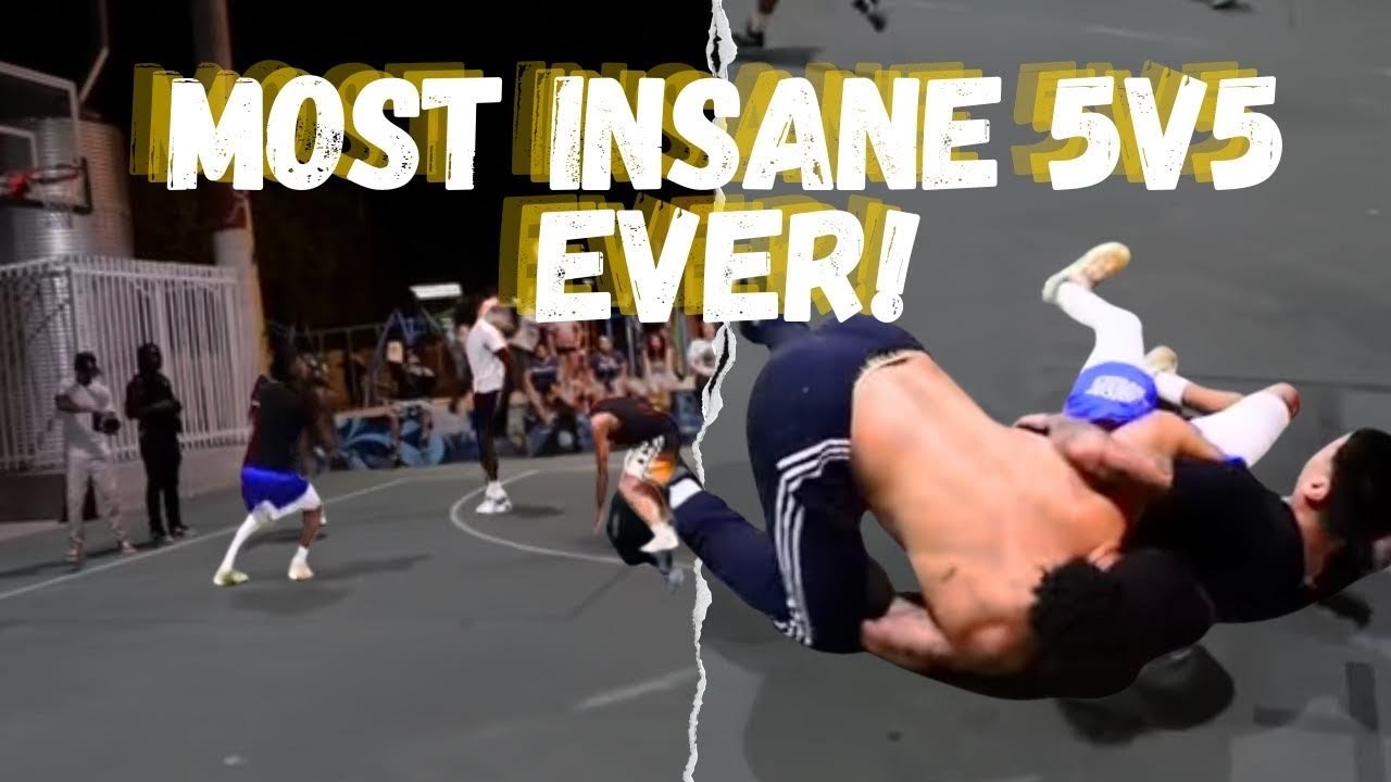 I GOT TACKLED AT THIS PARK TAKEOVER IN TUCSON AZ 5v5 BASKETBALL!