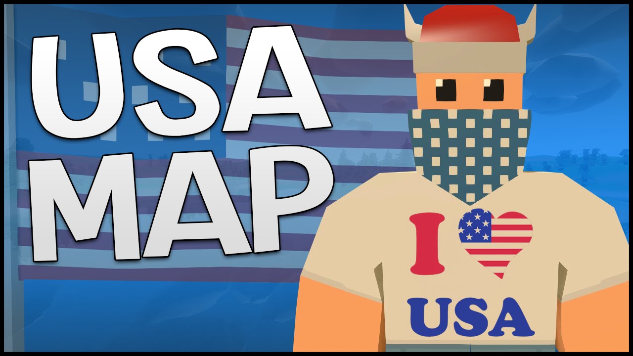 Unturned 3.13 Update Gameplay - NEW USA MAP WASHINGTON! (3.13.0.0 Map Update)
