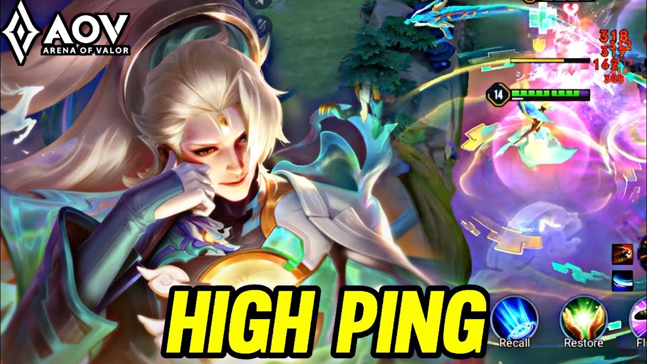 AOV : HAYATE GAMEPLAY | HIGH PING - ARENA OF VALOR LIÊNQUÂNMOBILE ROV