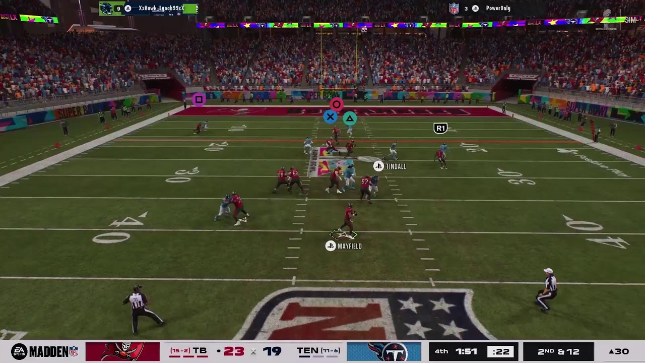 MIILeaque Super Bowl Buccs vs Titans