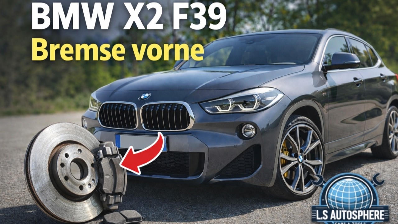 BMW X2 F39 Bremse vorne wechseln | Scheiben & Beläge tauschen | mit Werkzeug BMW  2, 3, X1, X2, X3