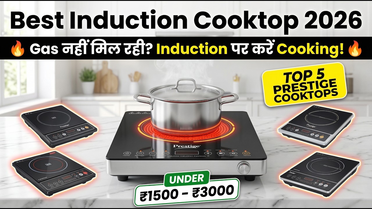 Best Induction Cooktop in India 2026 🔥 Top 5 Prestige Models Under ₹1500 - ₹3000 | Full Comparison