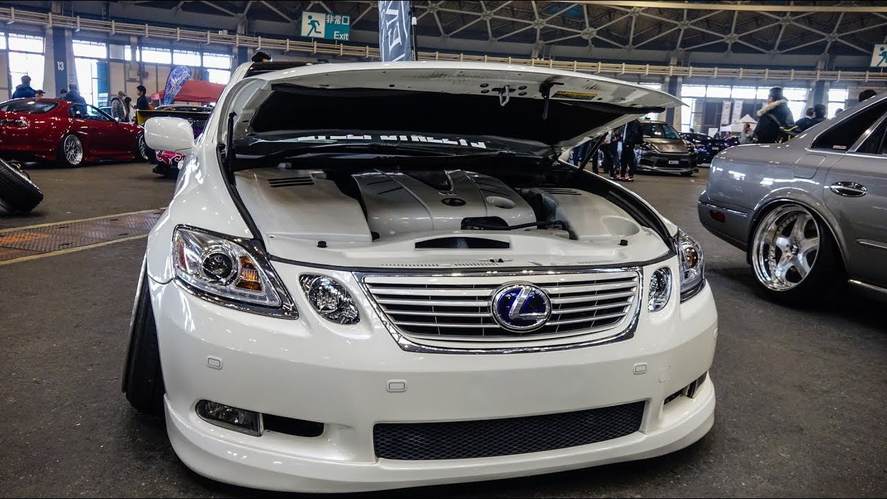 (4K)LEXUS GS VIPSTYLE LOWCAR レクサスGSカスタム VIPカー - NAGOYA AUTO TREND 2019