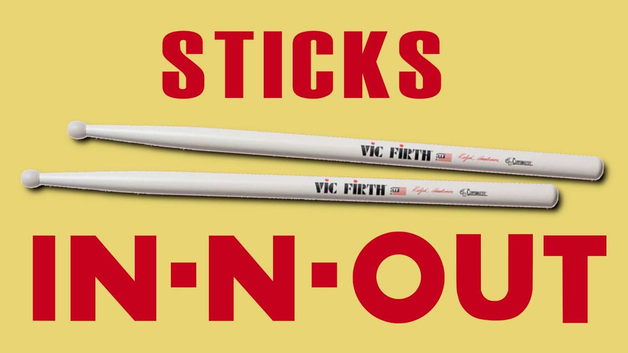 How to bring your sticks in or out in a marching drumline