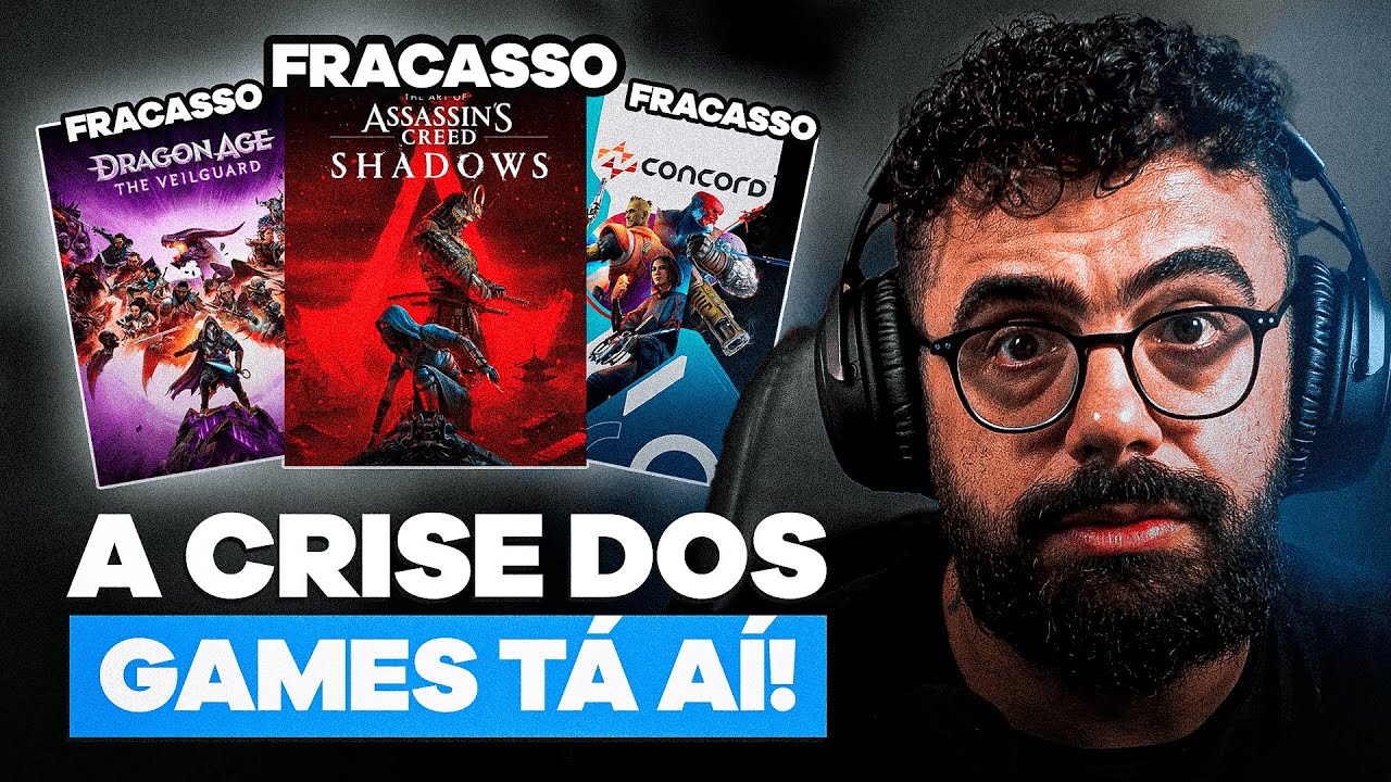 A CRISE DOS GAMES ESTÁ CHEGANDO? | CORTES do CASTRINHO